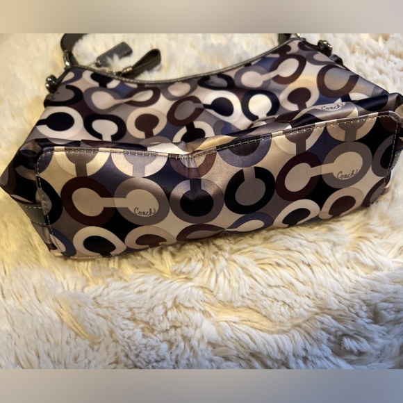 Silk Sequin Multicolor Coach Bag - Picture 2 of 4